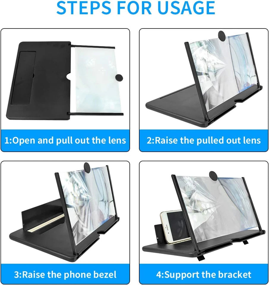 12-Inch HD Mobile Screen Magnifier